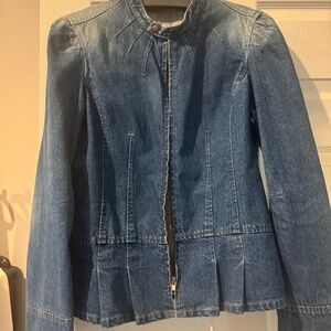 Emma Black Jean Jacket